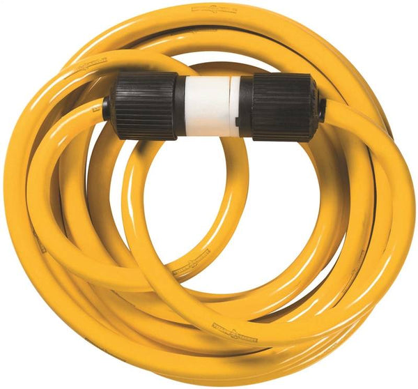 CCI 1381 Electrical Cord, 10 AWG Cable, 25 ft L, 20 A, 125/250 V, Yellow