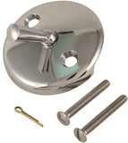 Plumb Pak PP826-1 Tub Face Plate, Chrome, For: Bath Drains