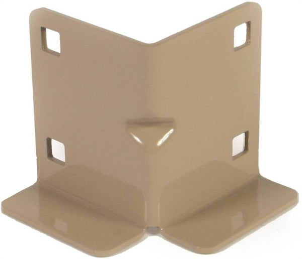 PLAYSTAR PS 1412 Inside Corner Bracket, Metal, Galvanized, For: 2 x 6 in or 2 x 4 in Lumber