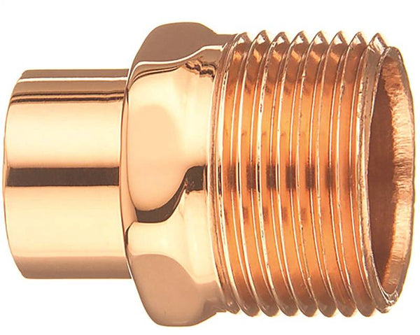 EPC 104-2 Series 30436 Street Pipe Adapter, 1/2 in, FTG x MIP, Copper