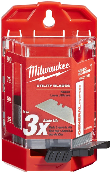 Milwaukee 48-22-1950 Utility Blade, 2-3/8 in L, Carbide Steel, 2-Point