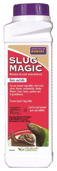 Bonide 904 Slug and Snail Killer, Solid, 1.5 lb Bottle