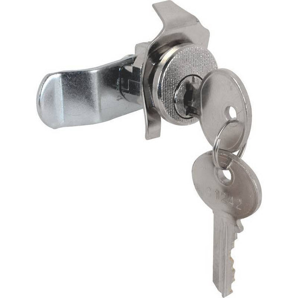 Defender Security S 4125 Mailbox Lock, Tumbler Lock, Keyed Key, Steel, Nickel