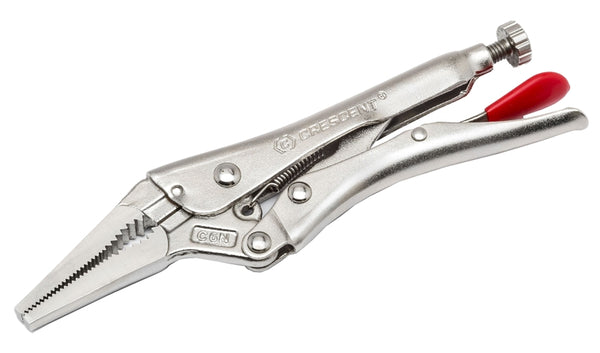 Crescent C6NVN-C6NV Long Nose Locking Plier, 6 in OAL, 2-1-4 in Jaw Opening, Non-Slip Grip Handle