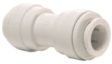 John Guest PP0408WP Pipe Union Connector, 1/4 in, Polypropylene, 60 to 150 psi Pressure