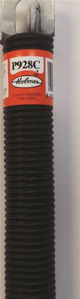 Holmes Spring Manufacturing P928C Extension Spring, 1-1/4 in OD, 28 in OAL, Steel, Plug End, 75 lb