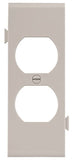 Eaton Wiring Devices STC8W Sectional Wallplate, 4-1/2 in L, 2-3/4 in W, 1 -Gang, Polycarbonate, White, High-Gloss