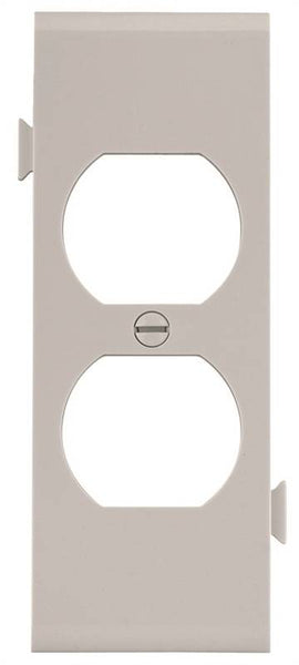 Eaton Wiring Devices STC8W Sectional Wallplate, 4-1/2 in L, 2-3/4 in W, 1 -Gang, Polycarbonate, White, High-Gloss