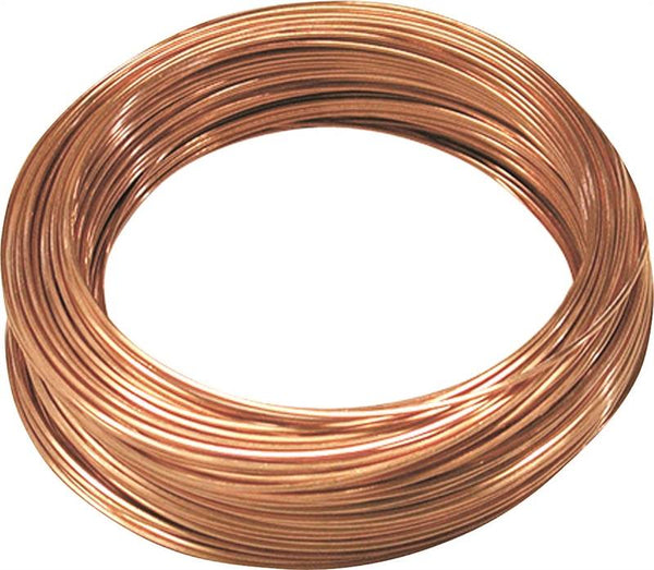 HILLMAN 50163 Utility Wire, 75 ft L, 22 Gauge, Copper