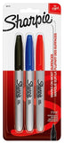 Sharpie 30173 Permanent Marker, Fine Lead/Tip, Assorted Lead/Tip