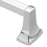 Moen 2230 Towel Bar, 30 in L Rod, Aluminum, Chrome, Surface Mounting