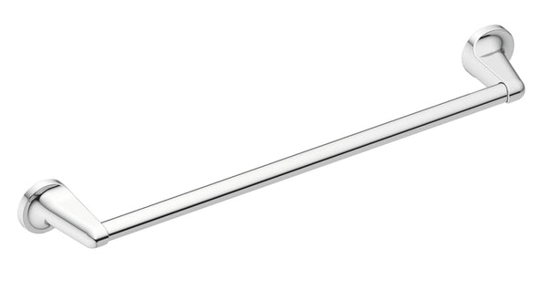 Moen 5818CH Towel Bar, 18 in L Rod, Zinc, Chrome, Surface Mounting