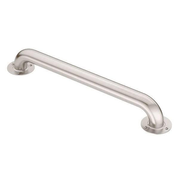 Moen LR7536 Grab Bar, 300 lb, Stainless Steel, Screw Mounting