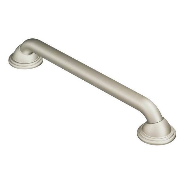 Moen LR8716D2BN Grab Bar, 500 lb, Stainless Steel, Brushed Nickel, Screw Mounting