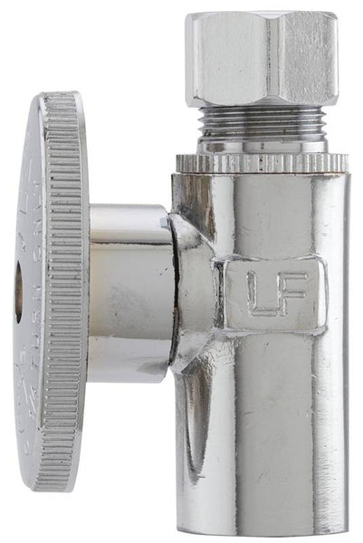 Plumb Pak PP61-1PCLF Shut-Off Valve, 1/2 x 1/2 in Connection, Sweat x Compression, Brass Body