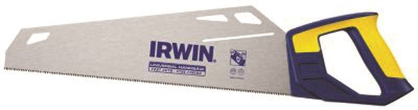 IRWIN 1773465 Handsaw, 15 in L Blade, 11 TPI, Steel Blade, Comfort-Grip Handle, Resin Handle