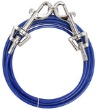 Boss Pet PDQ Q231000099 Pet Tie-Out Belt with Twin Swivel Snap, 10 ft L Belt/Cable, For: Medium Dogs Up to 35 lb