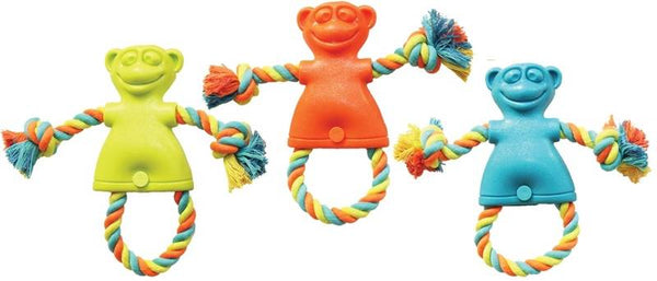 Chomper WB15502 Dog Toy, L, Monkey, Thermoplastic Rubber