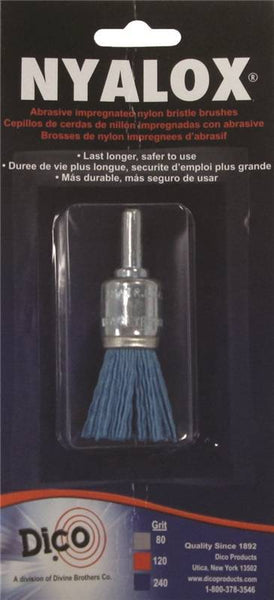 Dico 541-787-3/4 End Brush, 3/4 in Dia, Nylon Bristle