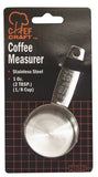 CHEF CRAFT 21043 Coffee Measure, 1 oz Capacity, Metric Graduation, Stainless Steel, Silver