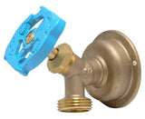 SharkBite 24626LF Hose Bibb, 1/2 x 3/4 in Connection, MHT, 200 psi Pressure, Multi-Turn Actuator, Brass Body