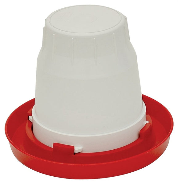 FORTEX-FORTIFLEX 1GFB Chick Waterer Base, 11 in Dia, 1-3/8 in H