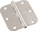 National Hardware N830-269 Door Hinge, Stainless Steel, Zinc, Non-Rising, Removable Pin, Full-Mortise Mounting, 55 lb