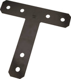 National Hardware 1162BC Series N266-473 T-Plate, 12 in L, 2-1/2 in W, 3/16 in Thick, Steel, Powder-Coated
