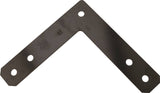 National Hardware 1177BC Series N266-475 Corner Brace, 12 in L, 2-1/2 in W, 12 in H, Steel, 3/16 Thick Material