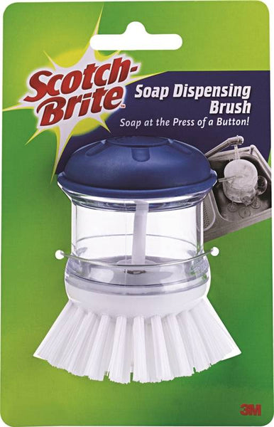 Scotch-Brite 495 Soap Dispensing Brush, Plastic Handle