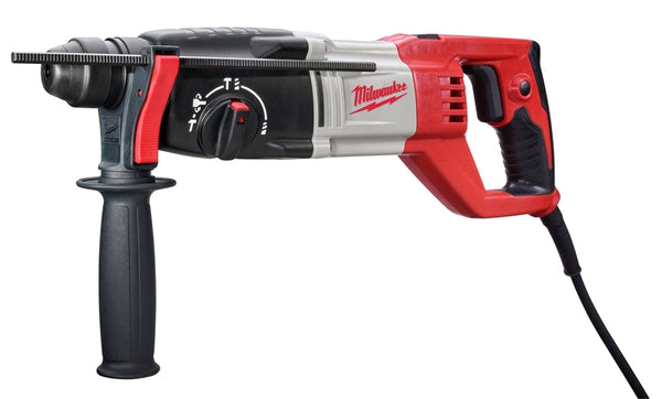 Milwaukee 5262-21 Rotary Hammer Kit, 8 A, SDS-Plus Chuck, 1 in Chuck, 0 to 5625 bpm, 2.1 ft-lb Impact Energy