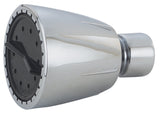 Boston Harbor B11204CP Shower Head, 1.75 gpm, 1/2-14 NPT Connection, Threaded, 1-Spray Function, Plastic, Chrome