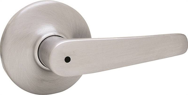 Kwikset 300DL26DCP Privacy Lever, 3-5/8 in L Lever, Satin Chrome