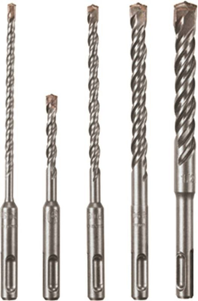 Bosch HCK005 Rotary Hammer Drill Bit Set, 5-Piece, Carbide