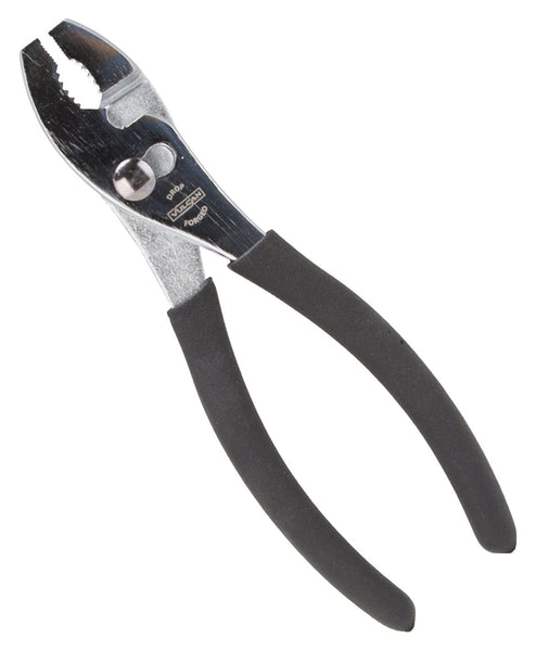 Vulcan JL-NP004 Slip Joint Plier, 8 in OAL, 1-1/4 in Jaw Opening, Black Handle, Non-Slip Handle, 1-1/4 in W Jaw