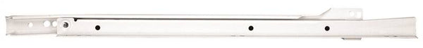 Knape & Vogt 1805H WH 450 Drawer Slide, 75 lb, 450 mm L Rail, 12.5 mm W Rail