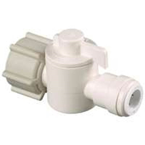 WATTS 3552-0806/P-672 In-Line Valve, 1/2 x 1/4 in Connection, NPS x CTS, 250 psi Pressure, Thermoplastic Body