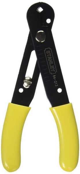 STANLEY 84-213 Wire Stripper, 10 to 26 AWG Wire, 10 to 26 AWG Stripping, 5-1/8 in OAL, Comfort-Grip Handle