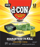 d-CON 98666 Refillable Bait Station, Solid