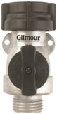 GILMOUR MFG 801074-1001 Single Shut-Off Valve, 3/4 in, Female x Male, 60 psi Pressure, Aluminum Body