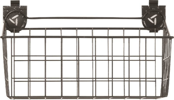 GLADIATOR GAWU18BKBH Wire Basket, 35 lb Capacity, Steel, Graphite