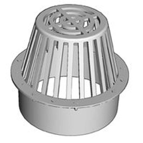 NDS 80 Atrium Grate, 6 in Dia, 3.88 in L, 3.88 in W, Round, 1/4 in Grate Opening, HDPE, Green