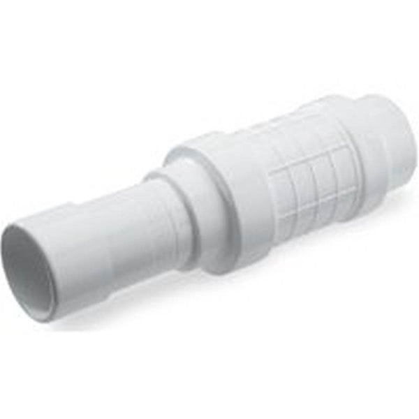 NDS Quik-Fix QF-4000 Pipe Repair Coupling, 4 in, Socket x Spigot, White, SCH 40 Schedule, 150 psi Pressure