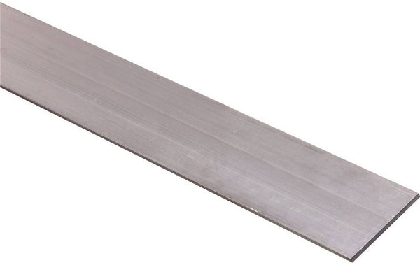 Stanley Hardware 4200BC Series N247-130 Flat Bar, 2 in W, 48 in L, 1/8 in Thick, Aluminum, Mill