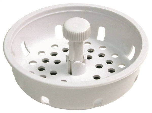 Danco 86792 Basket Strainer, 3-1/4 in Dia, Plastic, For: 3-1/4 in Drain Opening Sink