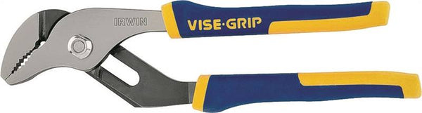 IRWIN 2078506 Groove Joint Plier, 6 in OAL, 1 in Jaw Opening, Blue/Yellow Handle, Cushion-Grip Handle