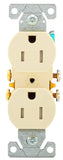 Eaton Wiring Devices TR270LA-BOX Duplex Receptacle, 2 -Pole, 15 A, 125 V, Push-in, Side Wiring, NEMA: 5-15R