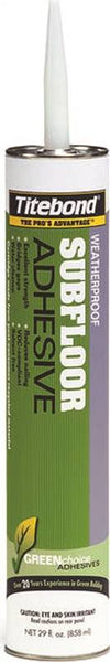 Titebond 4122 Subfloor Adhesive, Off-White, 28 oz Cartridge