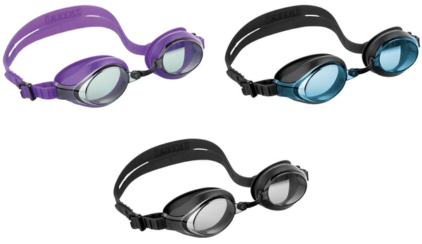 INTEX 55691 Swim Goggles, Silicone Frame