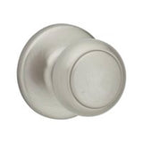 Kwikset 200CV15RCALRCSV1 Passage Door Knob, 1-7/8 in Dia Knob, Metal, Satin Nickel